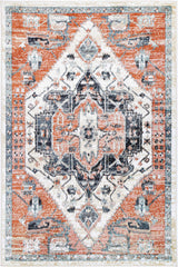 Anatolia Traditional Terracotta White Rug
