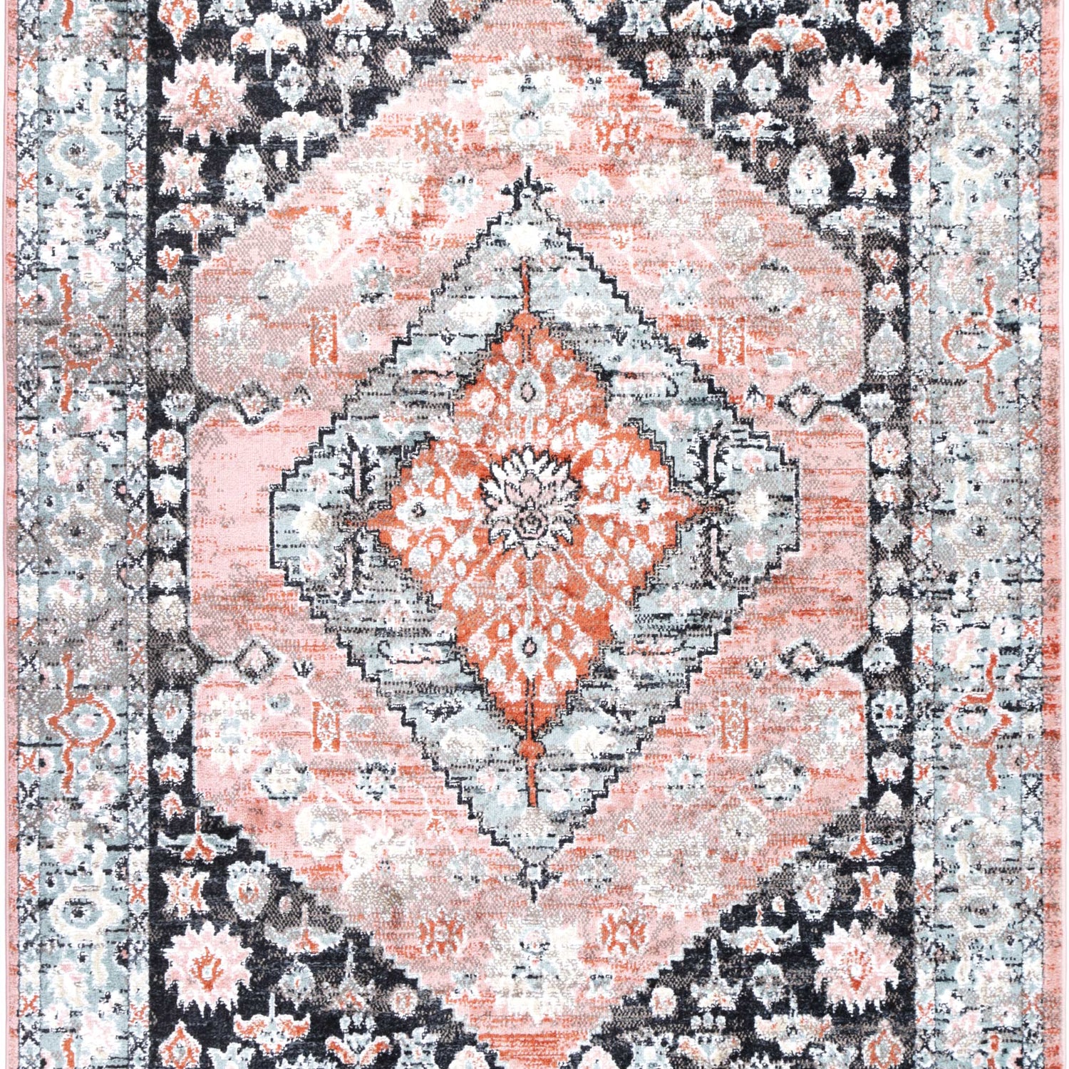 Anatolia Traditional Black Beige Rug