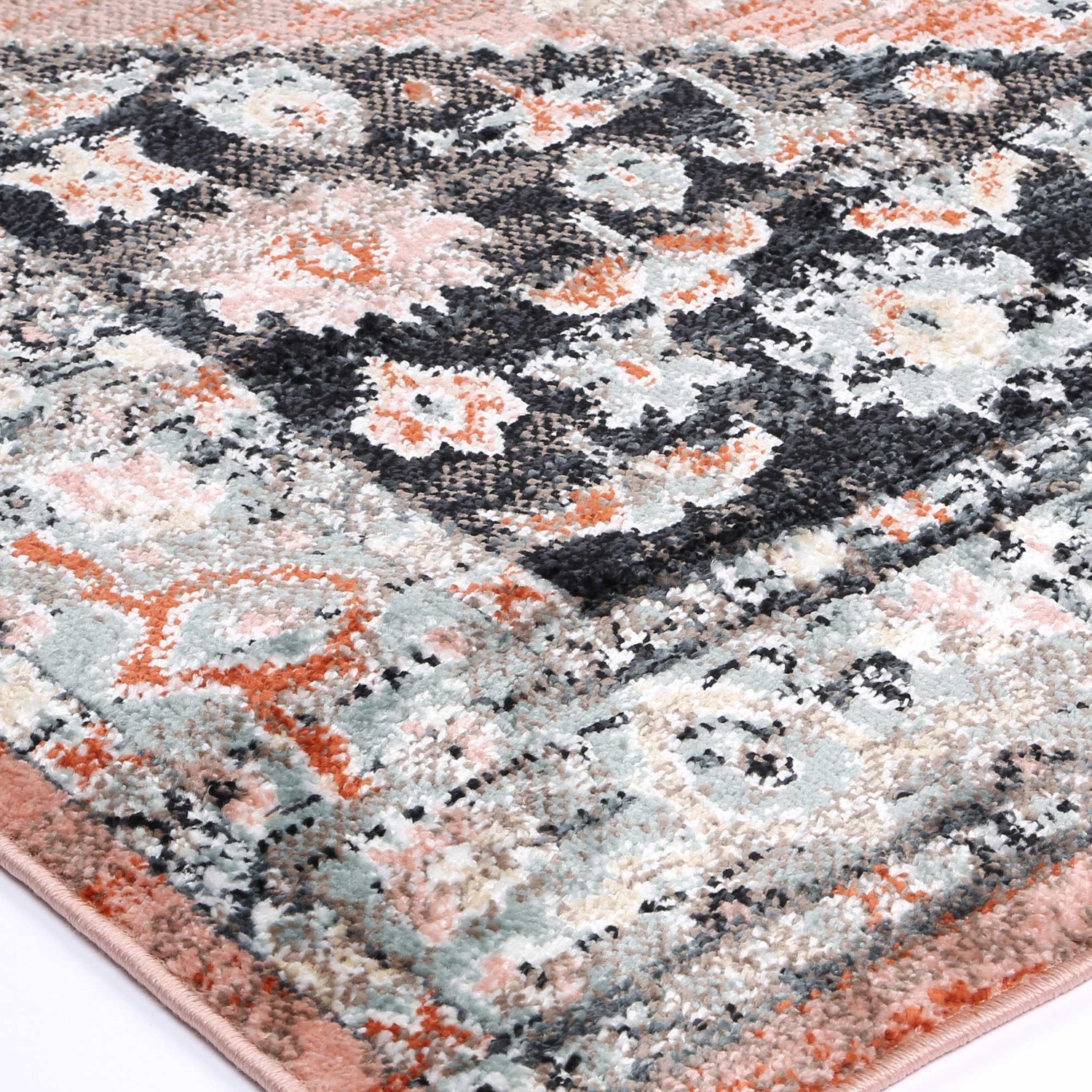 Anatolia Traditional Black Beige Rug