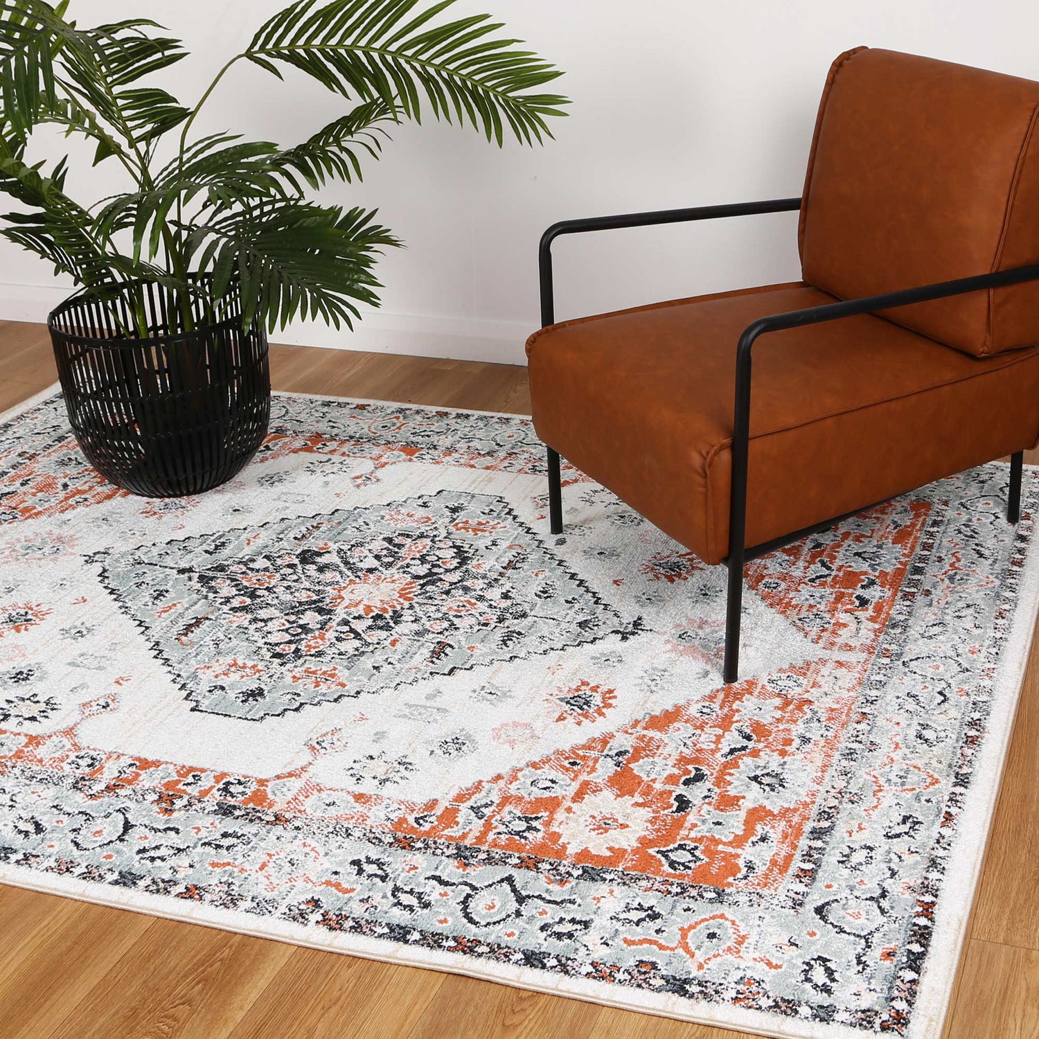 Anatolia Traditional Cream Terracotta Rug