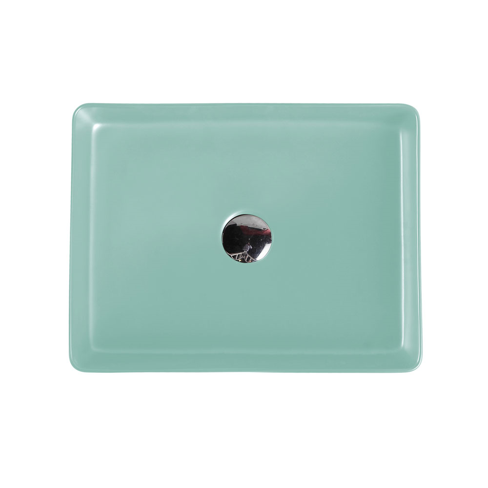 ETNA Rectangle Counter Top Basin Antique Green 470x360mm