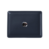 ETNA Rectangle Counter Top Basin Nero Grey 470x360mm