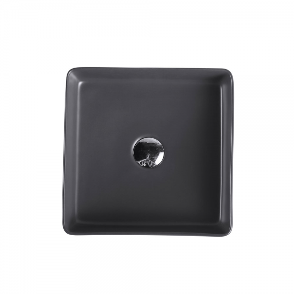 ETNA Square Counter Top Basin Nero Grey 360mm