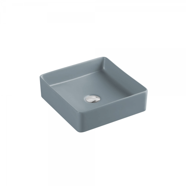 ETNA Square Counter Top Basin Tango Grey 360mm
