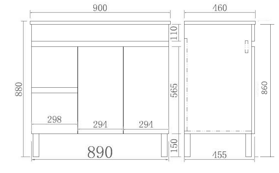 evie-colour-pvc-vanity-900mm-right-left-drawer