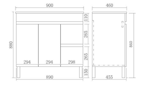 evie-colour-pvc-vanity-900mm-right-left-drawer
