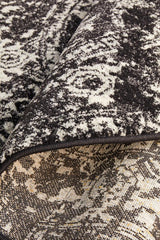 Evoke Charcoal Transitional Round Rug