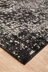 Evoke Charcoal Transitional Rug