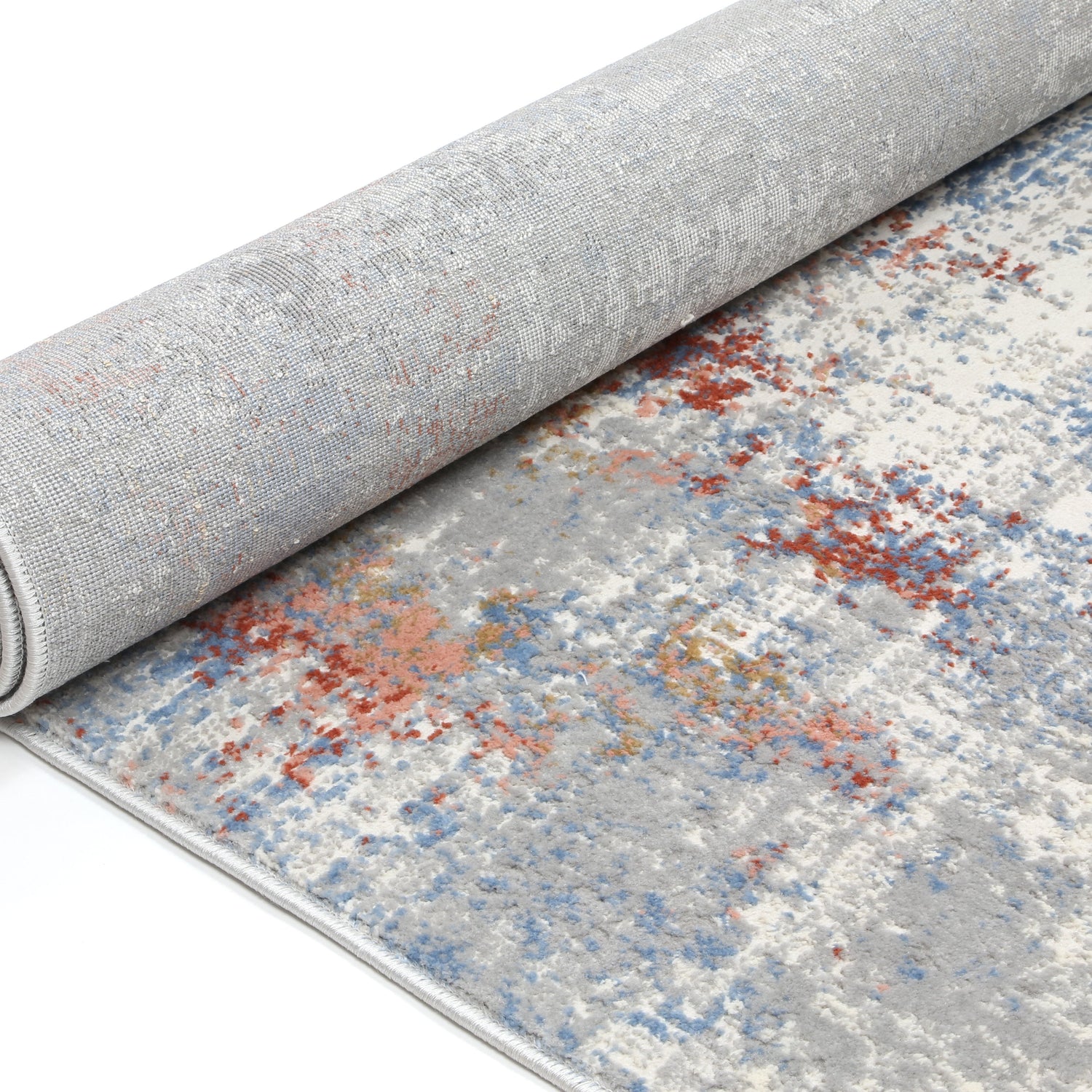 Amelia Grey Multi Modern Rug