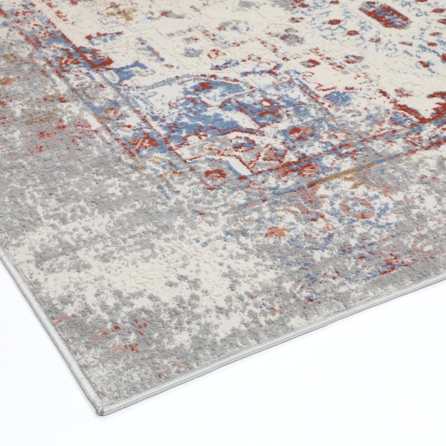 Amelia Grey Multi Contemporary Rug