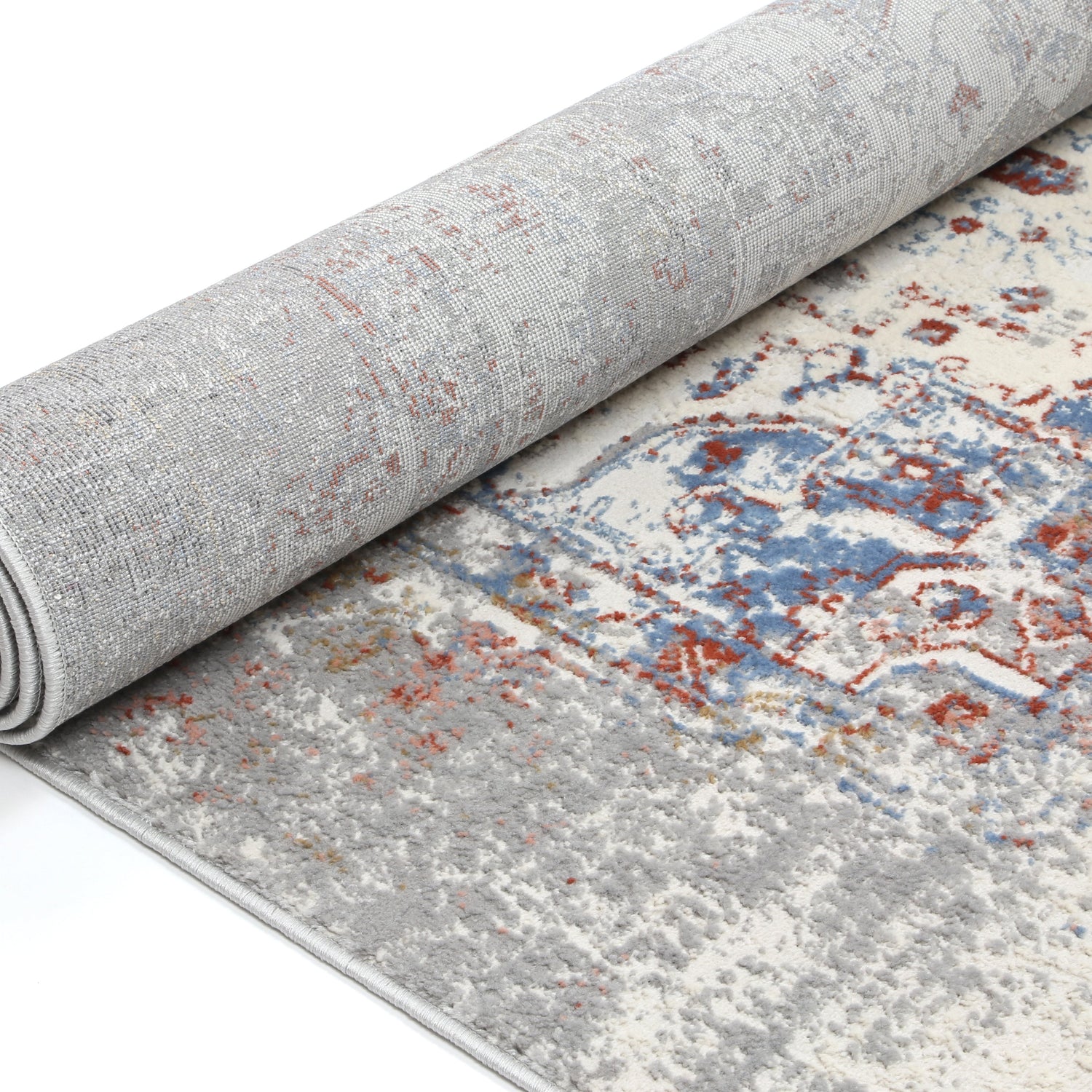 Amelia Grey Multi Contemporary Rug