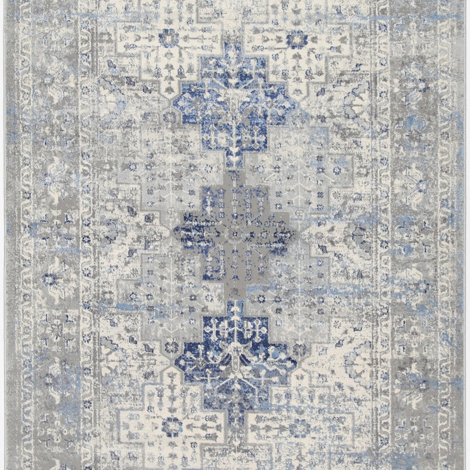 Amelia Navy Blue Oriental Rug