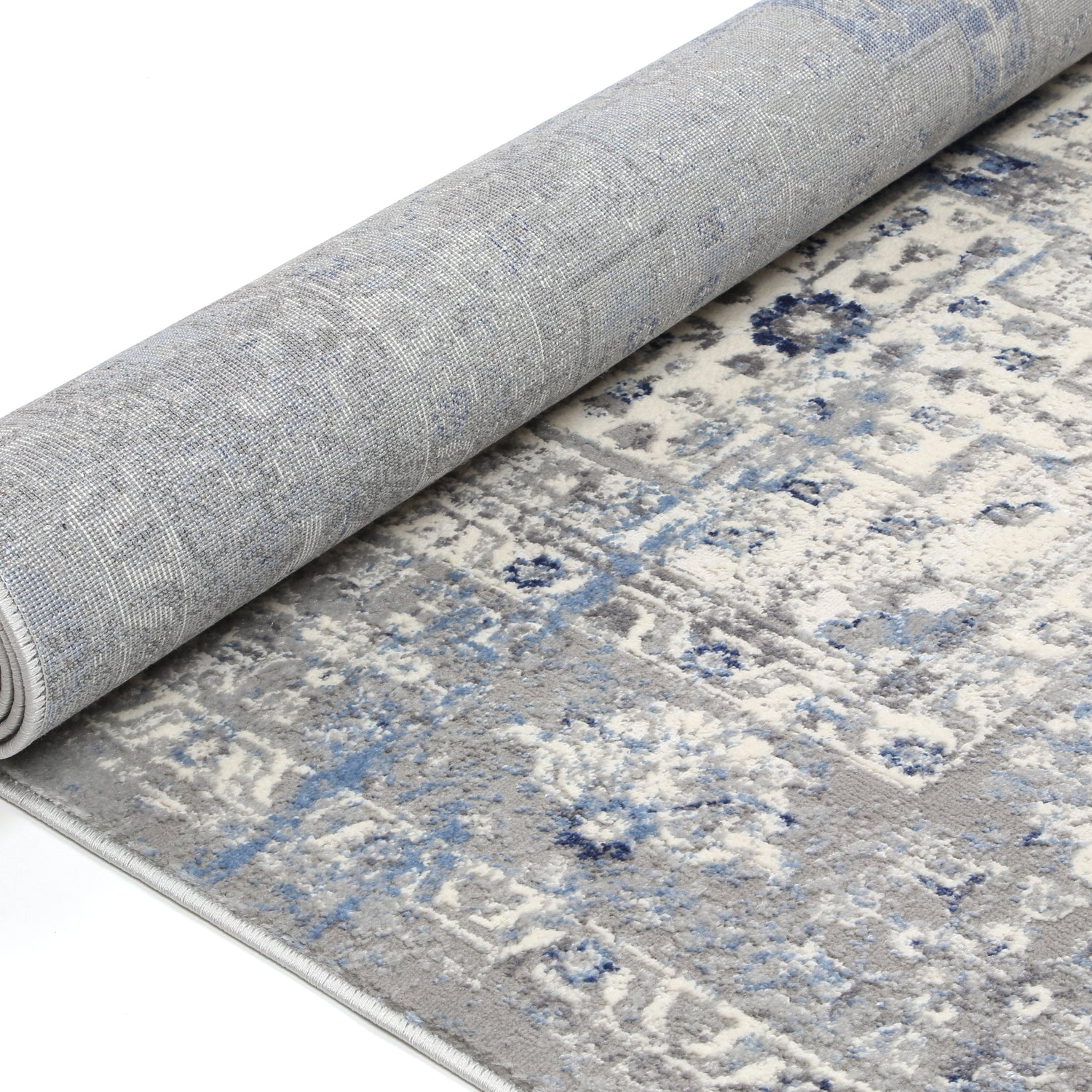 Amelia Navy Blue Oriental Rug