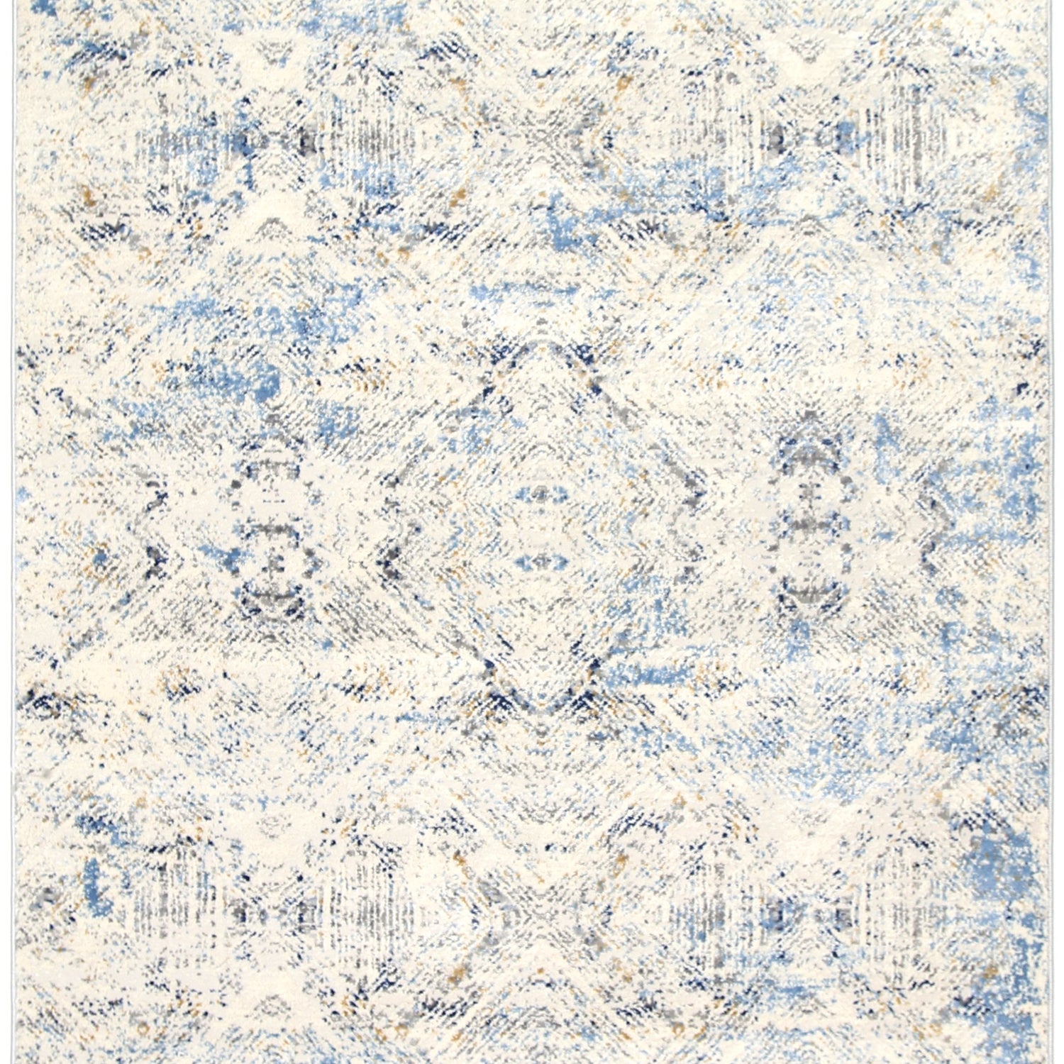 Amelia Navy Blue Ikat Rug