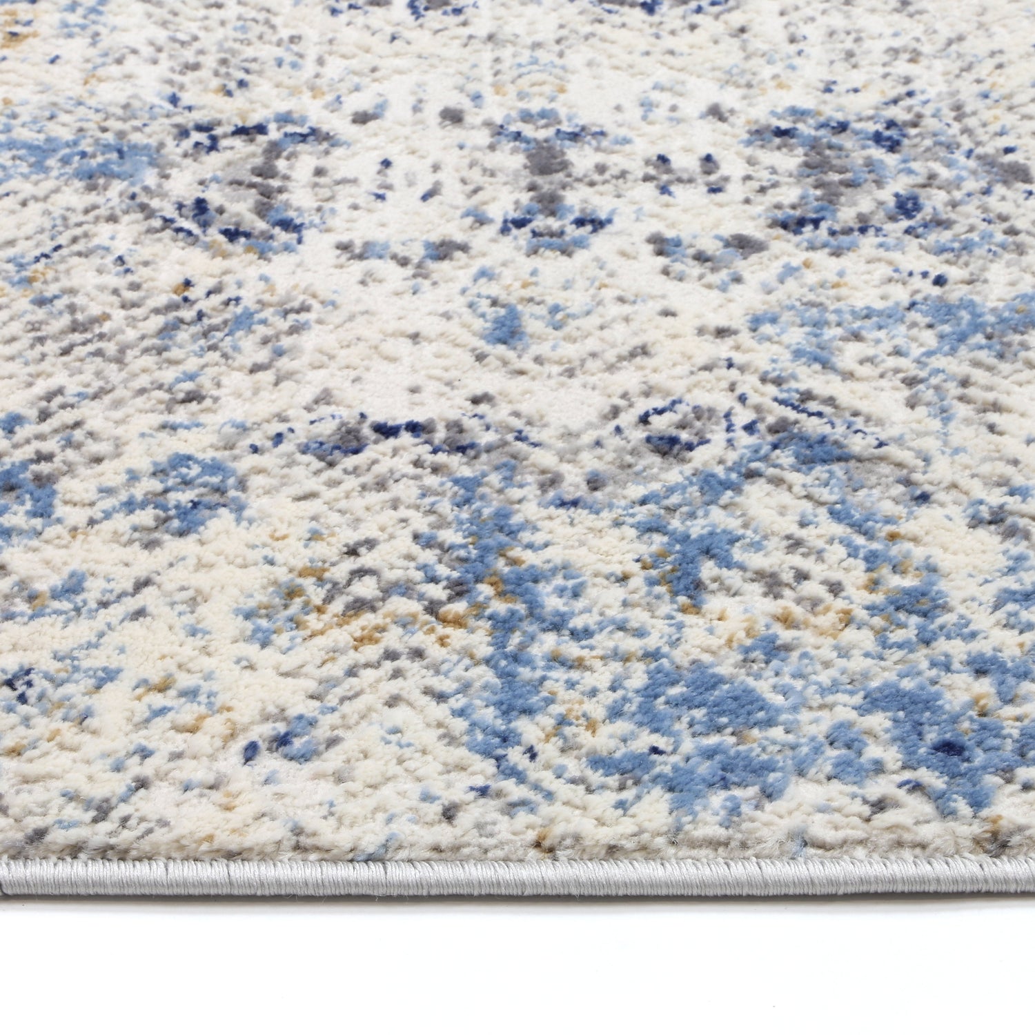 Amelia Navy Blue Ikat Rug