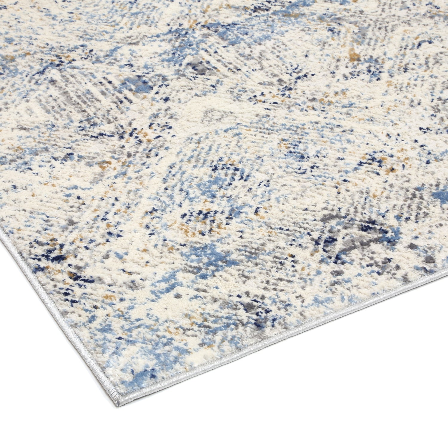 Amelia Navy Blue Ikat Rug