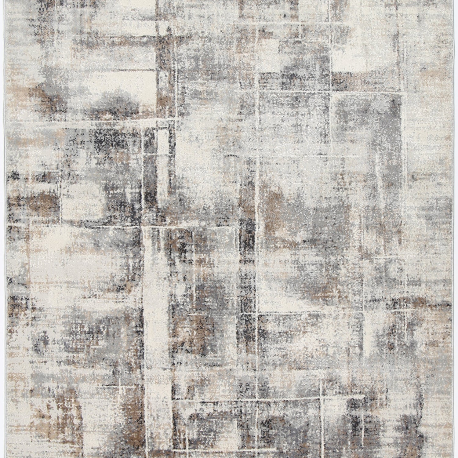 Amelia Beige Grey Modern Rug