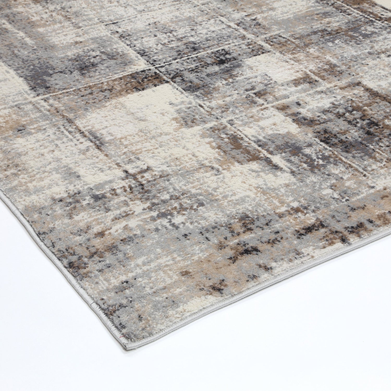 Amelia Beige Grey Modern Rug