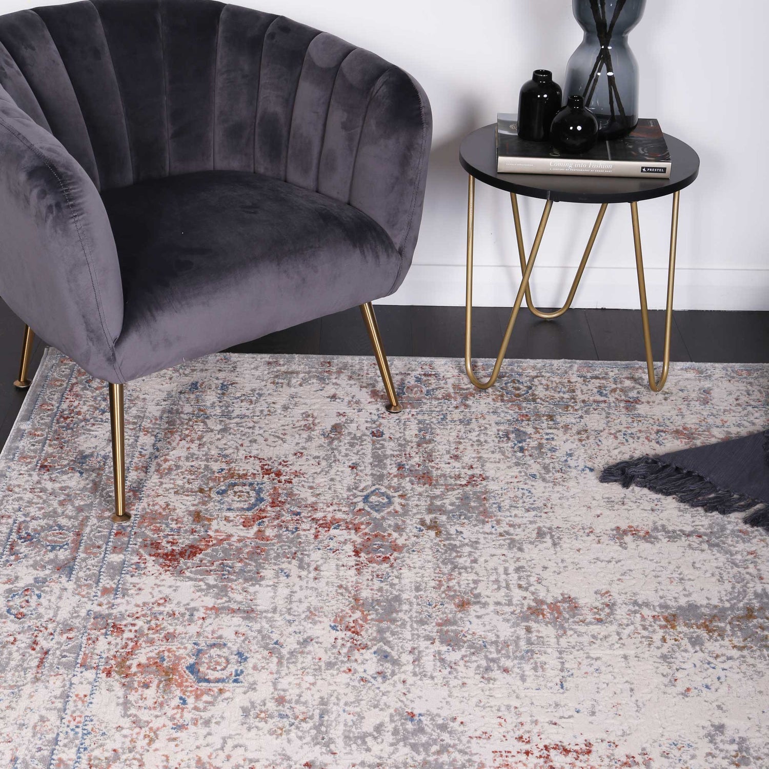 Amelia Multi Grey Contemporary Rug