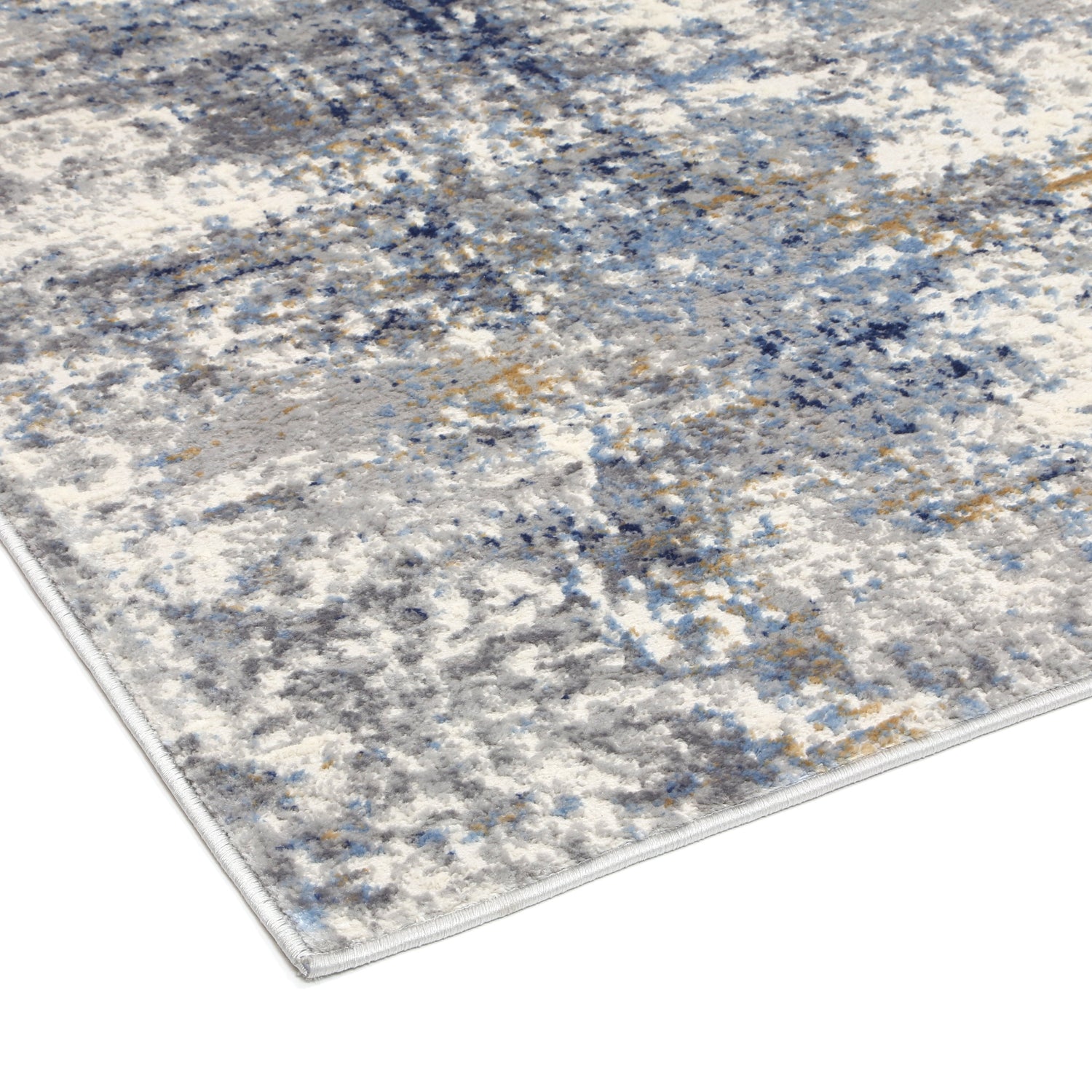 Amelia Navy Blue Modern Rug