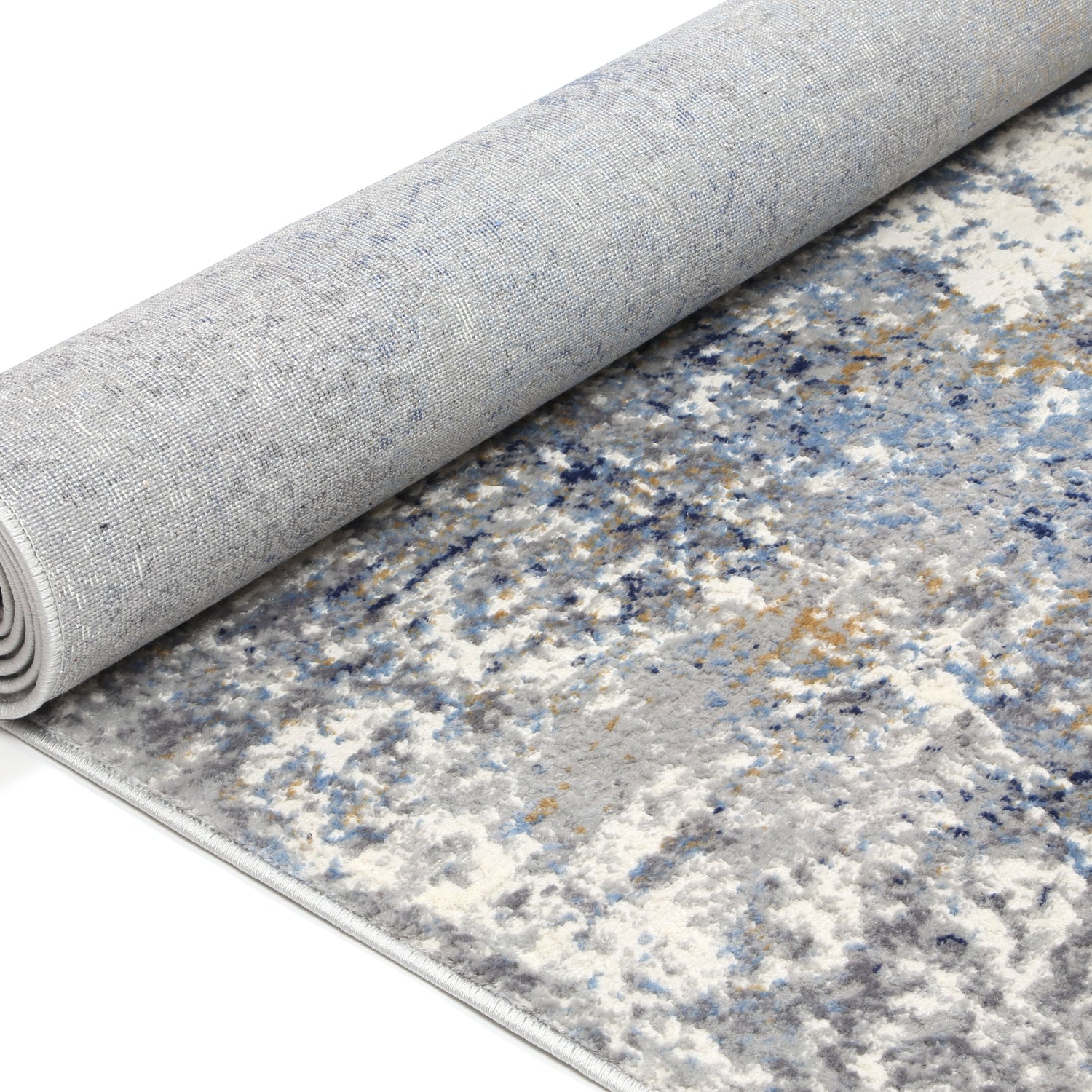 Amelia Navy Blue Modern Rug