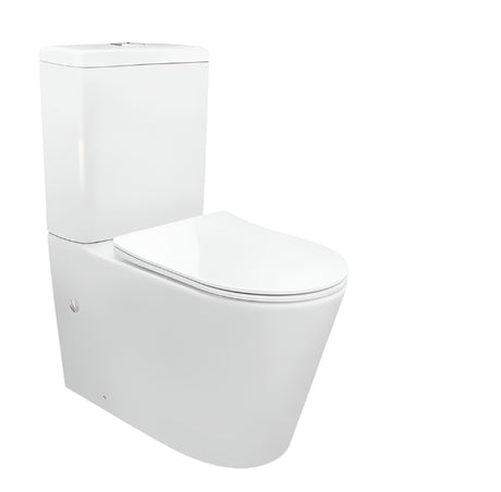 FEANZA Tornado White Toilet Suite