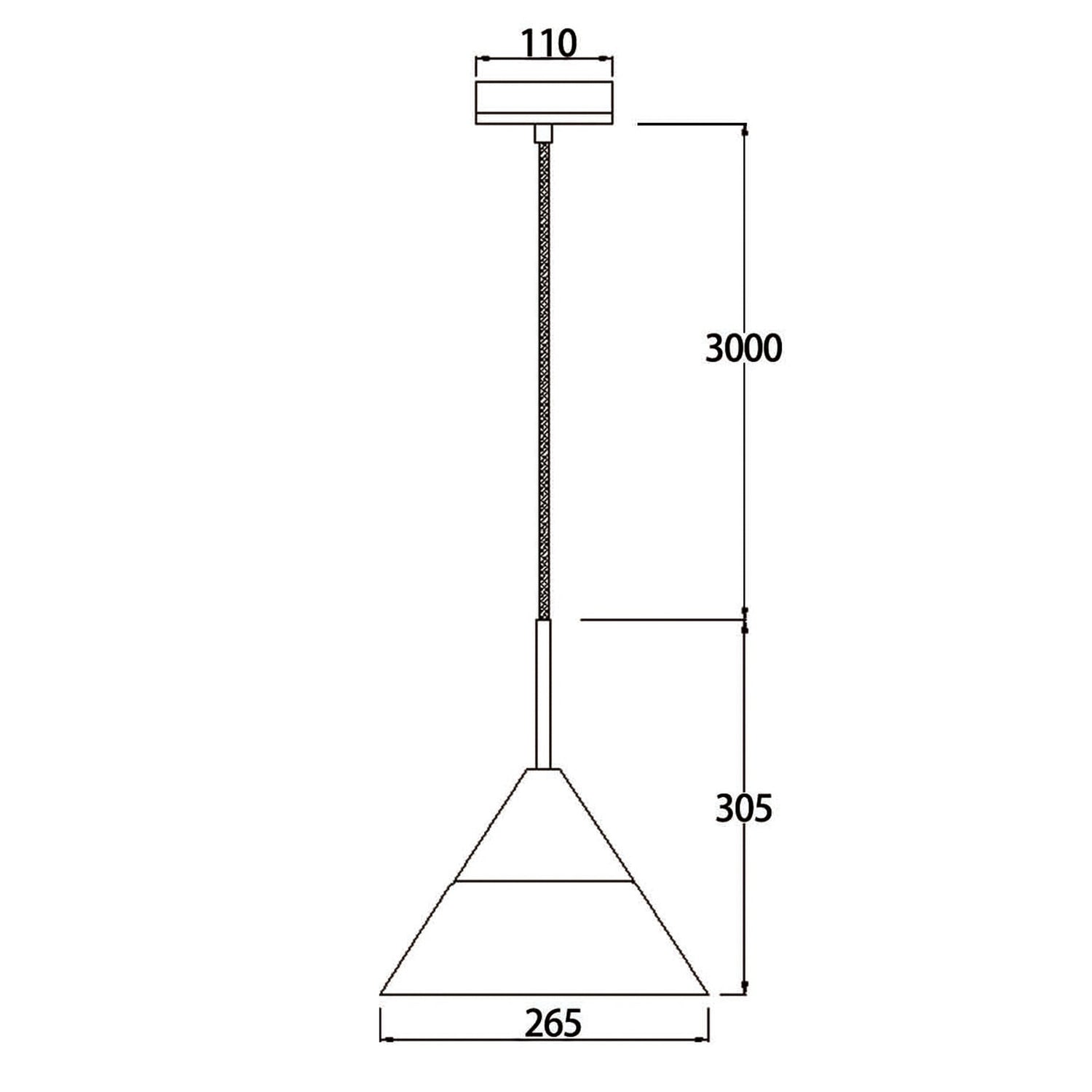 FINN: Scandinavian Blonde Wood & Opal Glass Wide Cone Pendant Light
