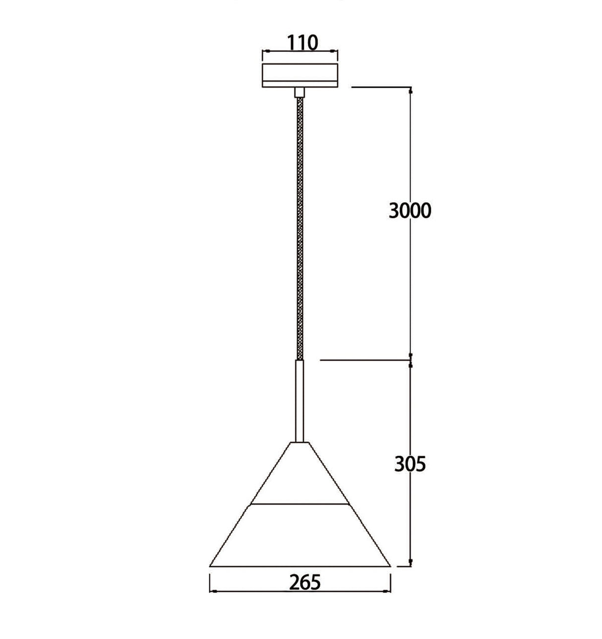 FINN: Scandinavian Blonde Wood & Opal Glass Wide Cone Pendant Light
