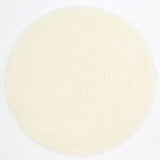 Floccus Super Soft Ultra Thick White Shaggy Round Rug