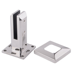 Square Deck Mount Spigot - Stainless Steel