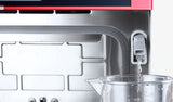 Freestanding Steam & Grill Oven - Silver/Black/Red Glass