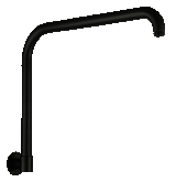Chris Shower Arm (Black)