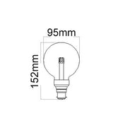 G95 LED Globes Clear / Frosted Diffuser (6W)