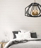 GAMBA: Industrial Rustic Wide Angular Cage Pendant Lights