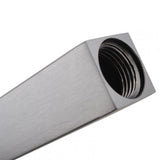 Blaze Square Ceiling Shower Arm 600mm - Brushed Gun Metal