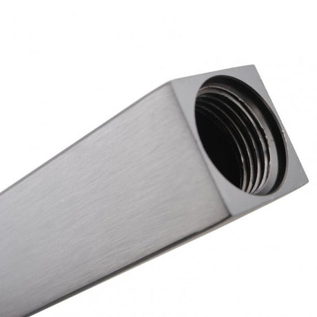 Blaze Square Ceiling Shower Arm 600mm - Brushed Gun Metal