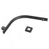 Blaze Square Gooseneck Wall Shower Arm - Brushed Gun Metal