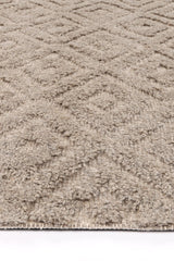 Goa Plush Diamond Ash Rug