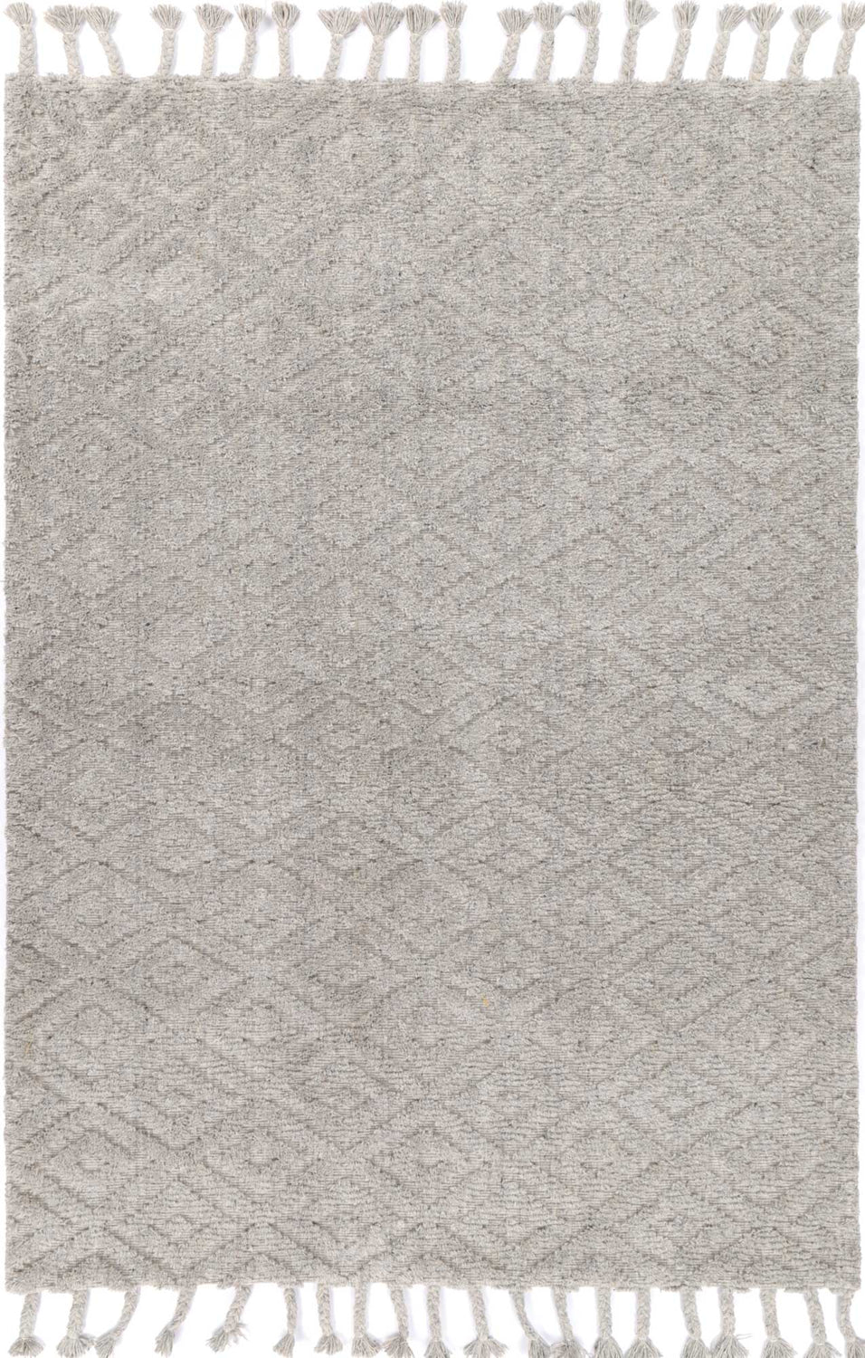 Goa Plush Diamond Grey Rug