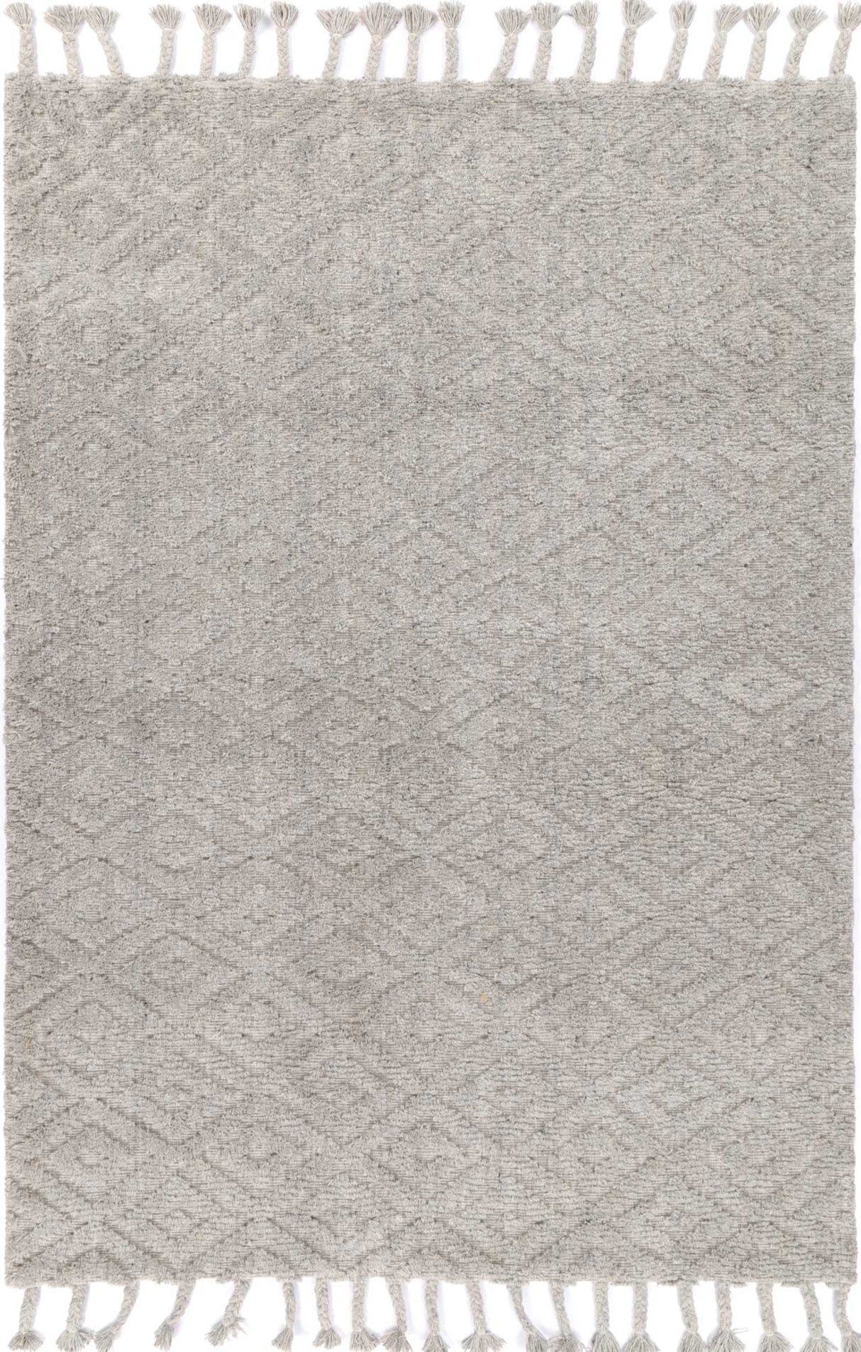 Goa Plush Diamond Grey Rug