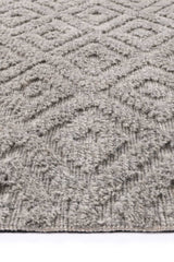Goa Plush Diamond Grey Rug