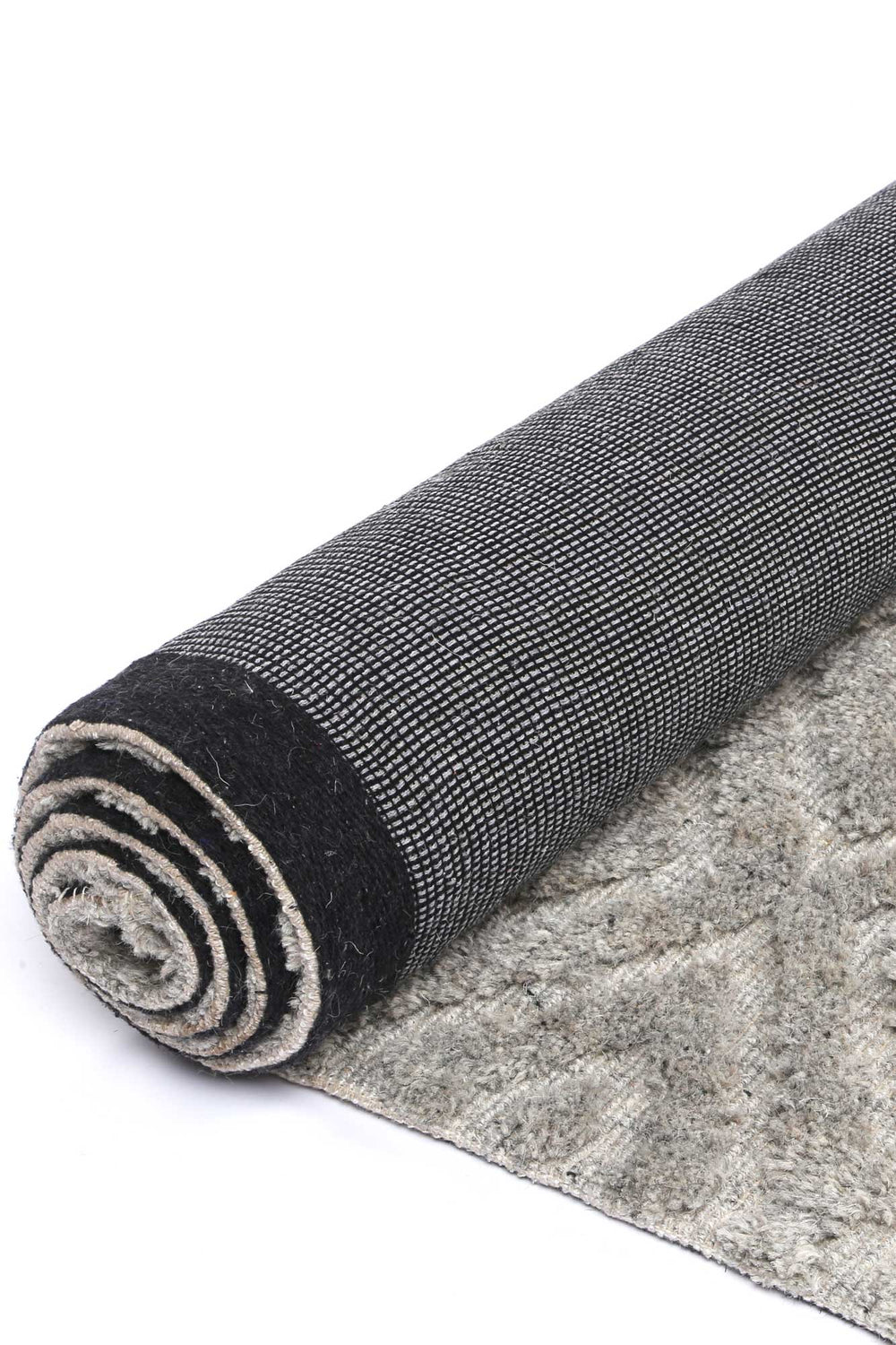 Goa Plush Diamond Grey Rug