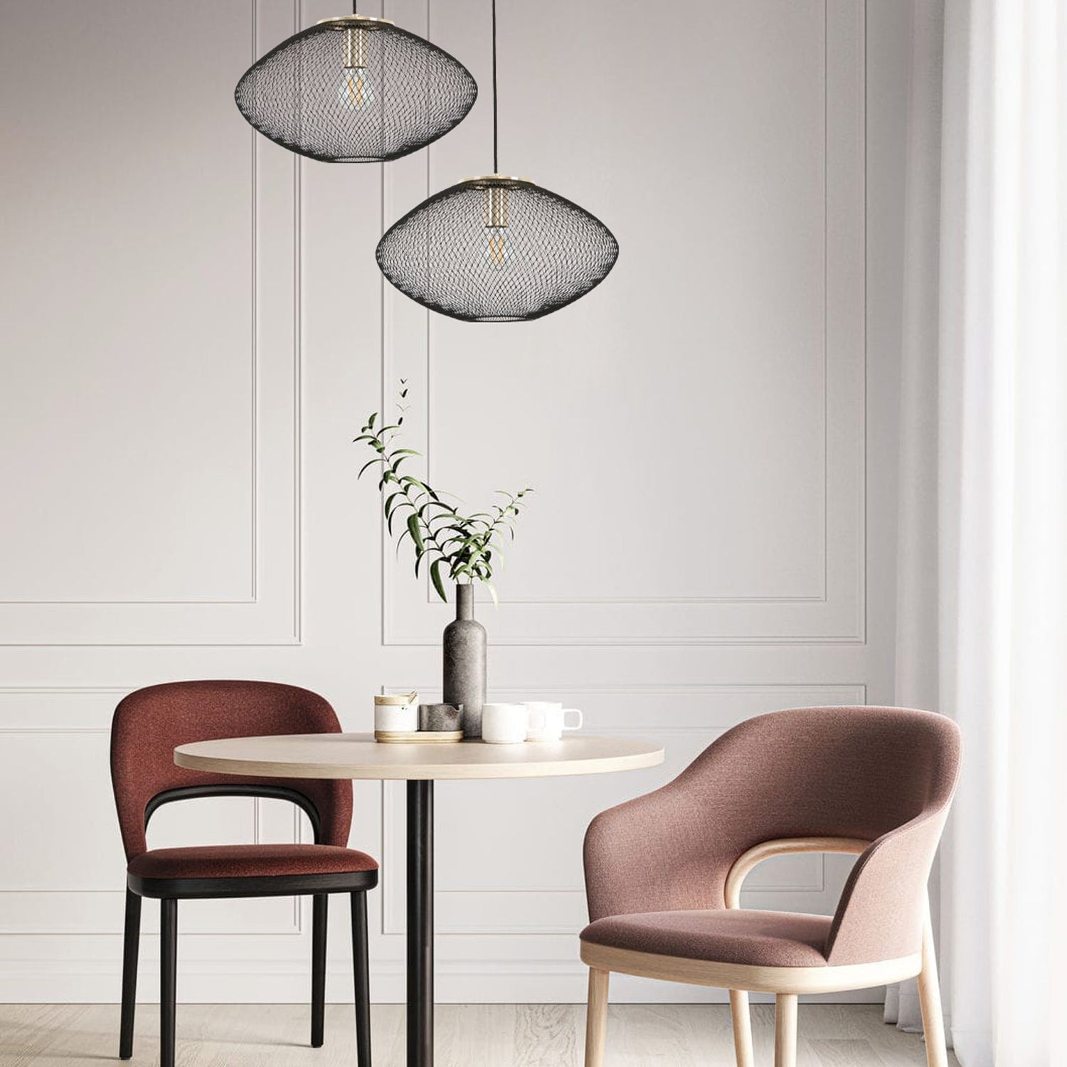 GOLPE: Modern Interior Small Oval Stainless Steel Pendant Lights