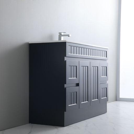 ACACIA SHAKER PVC Floor Vanity 1200mm (Single Bowl)