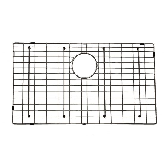 Gunmetal Stainless Steel PVD Single Bowl Kitchen Sink - 762x457x254mm