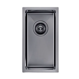 Gunmetal Stainless Steel PVD Single Bowl Kitchen Sink (250x450x215)