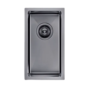 Gunmetal Stainless Steel PVD Single Bowl Kitchen Sink (250x450x215)