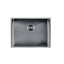 Gunmetal Stainless Steel PVD Single Bowl Kitchen Sink (600x450x230)