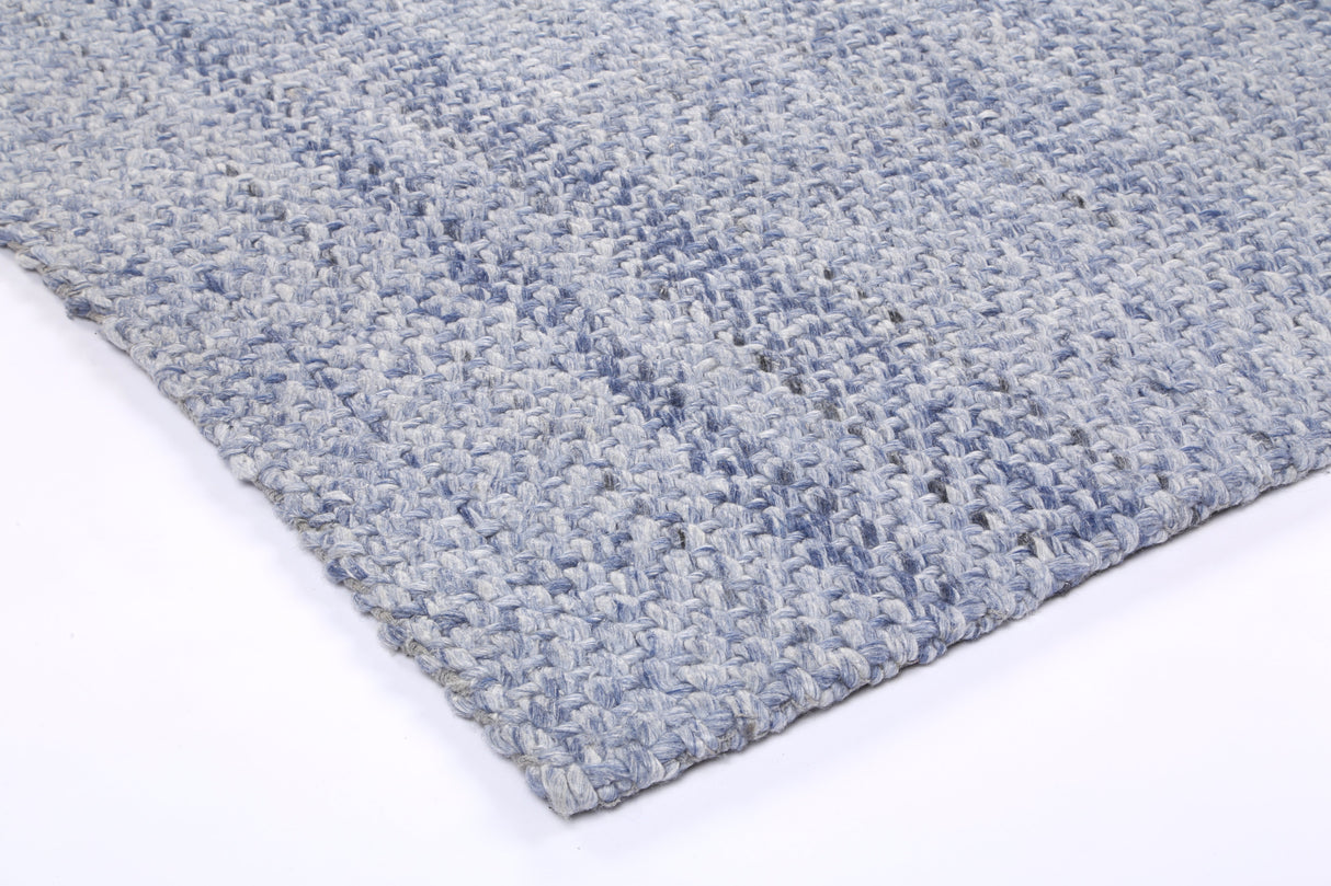 Zayna Chignon Blue Wool Blend Rug