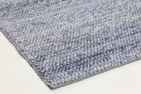 Zayna Loopy Blue Wool Blend Rug